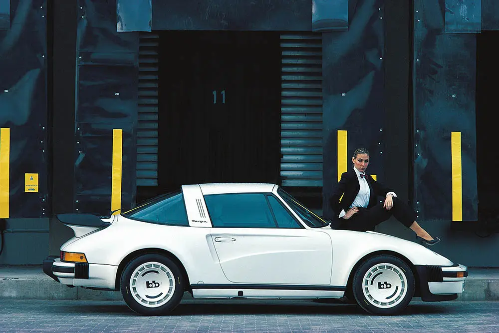 Porsche Turbo Targa weiß